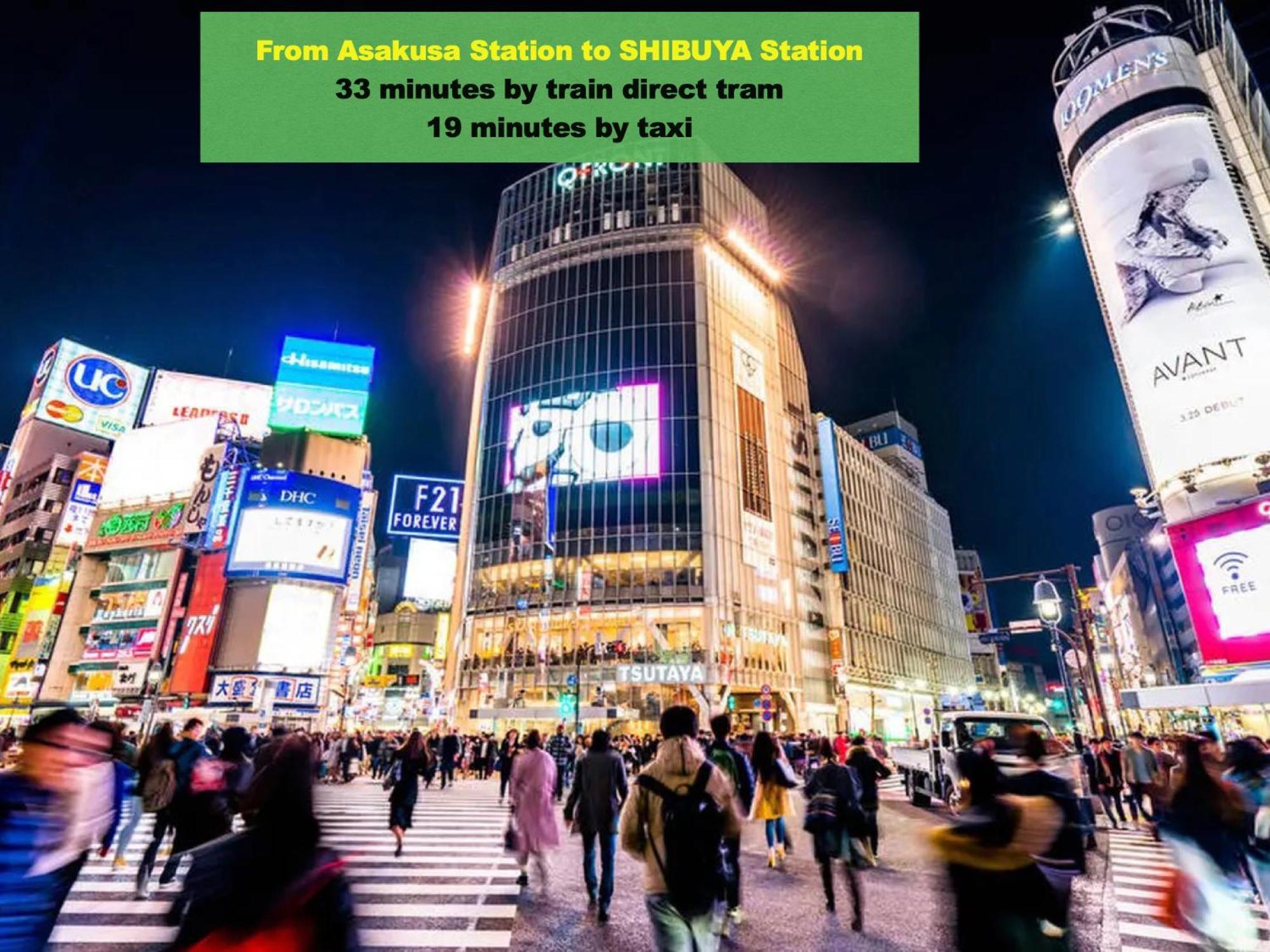 Apartament 浅草寺3分 浅草駅6分 寝室+リビング2-4人 スカイツリービュー 駅近 成田空港&羽田空港直通 Tokio Zewnętrze zdjęcie