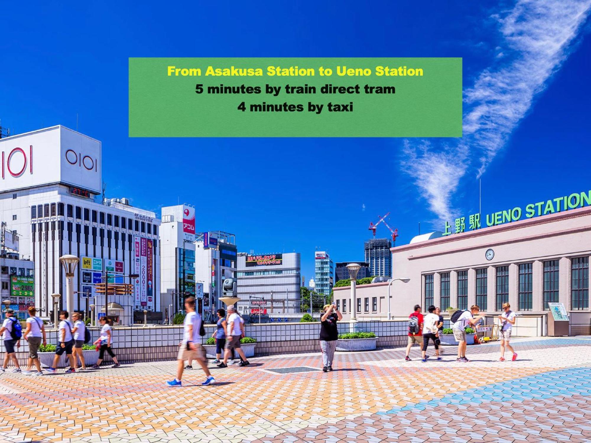 Apartament 浅草寺3分 浅草駅6分 寝室+リビング2-4人 スカイツリービュー 駅近 成田空港&羽田空港直通 Tokio Zewnętrze zdjęcie
